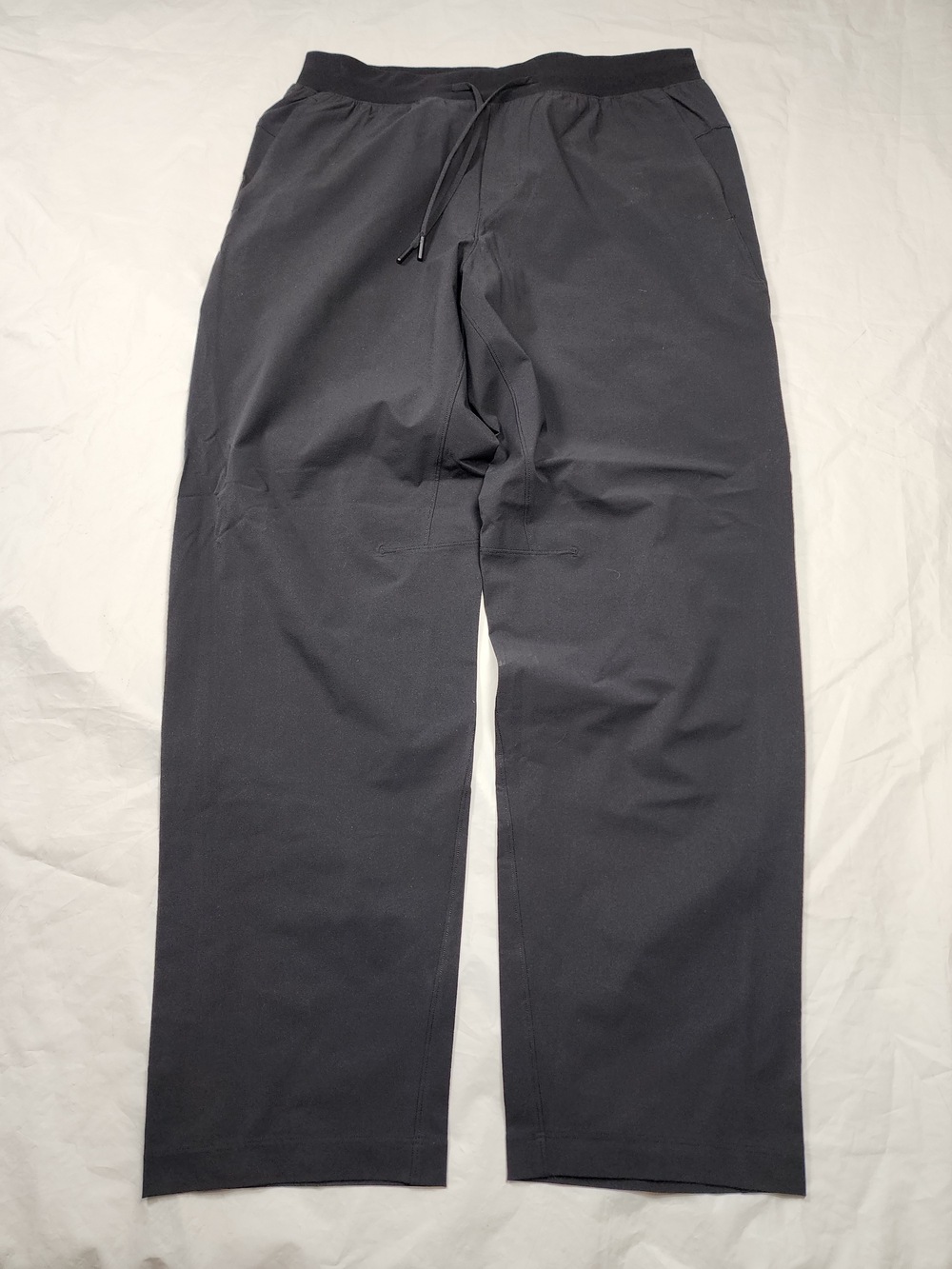 Lululemon Men's Athleisure Everyday Wear Black Drawstring Casual Pants Size Larg